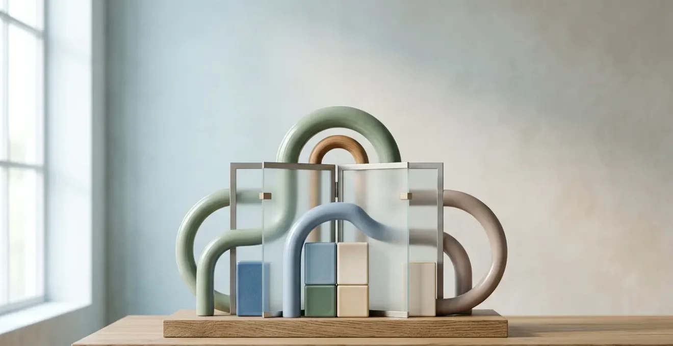 Composition symbolique illustrant l'équilibre entre forfaits bien-être mutuelle et dispositif 100% Santé pour financer des soins de santé